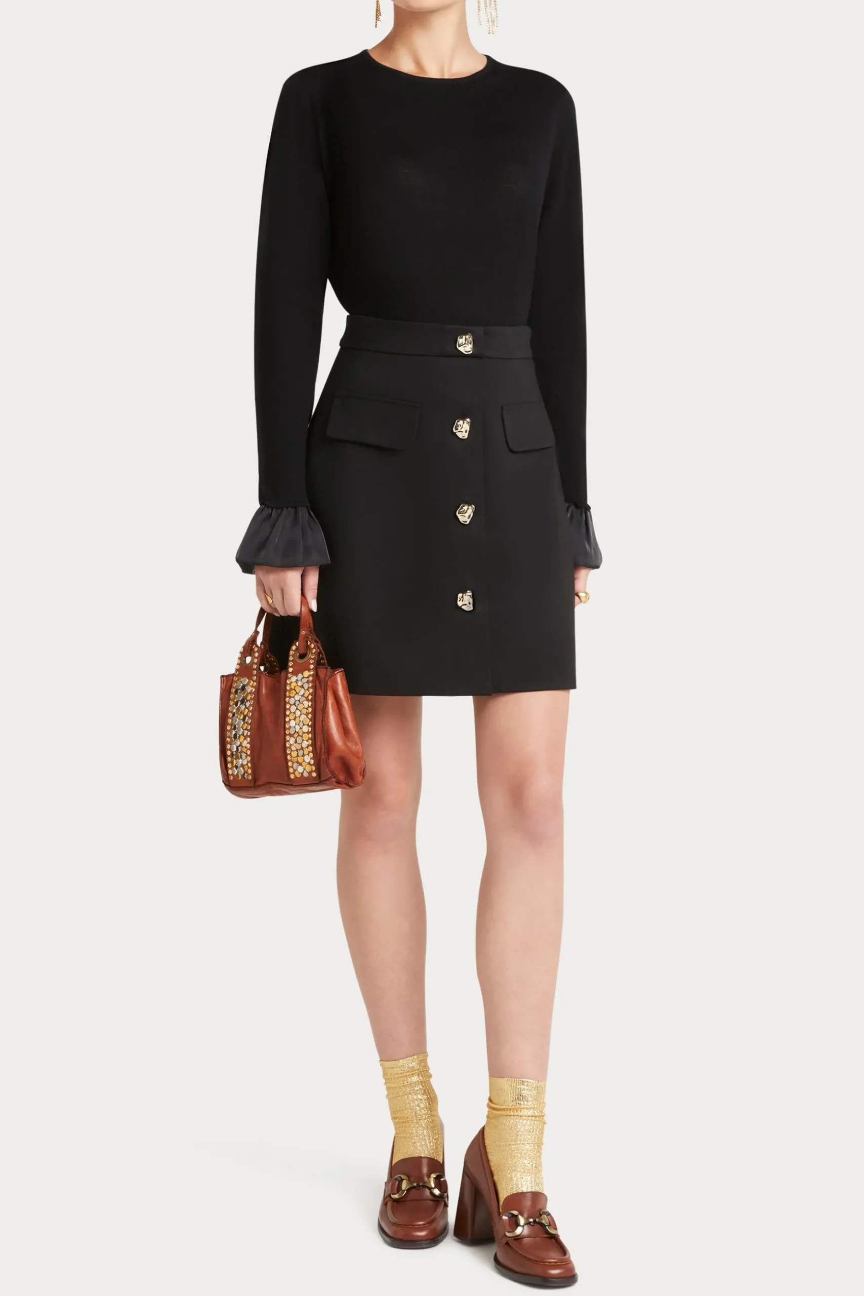 Husk ALBA SKIRT - Black