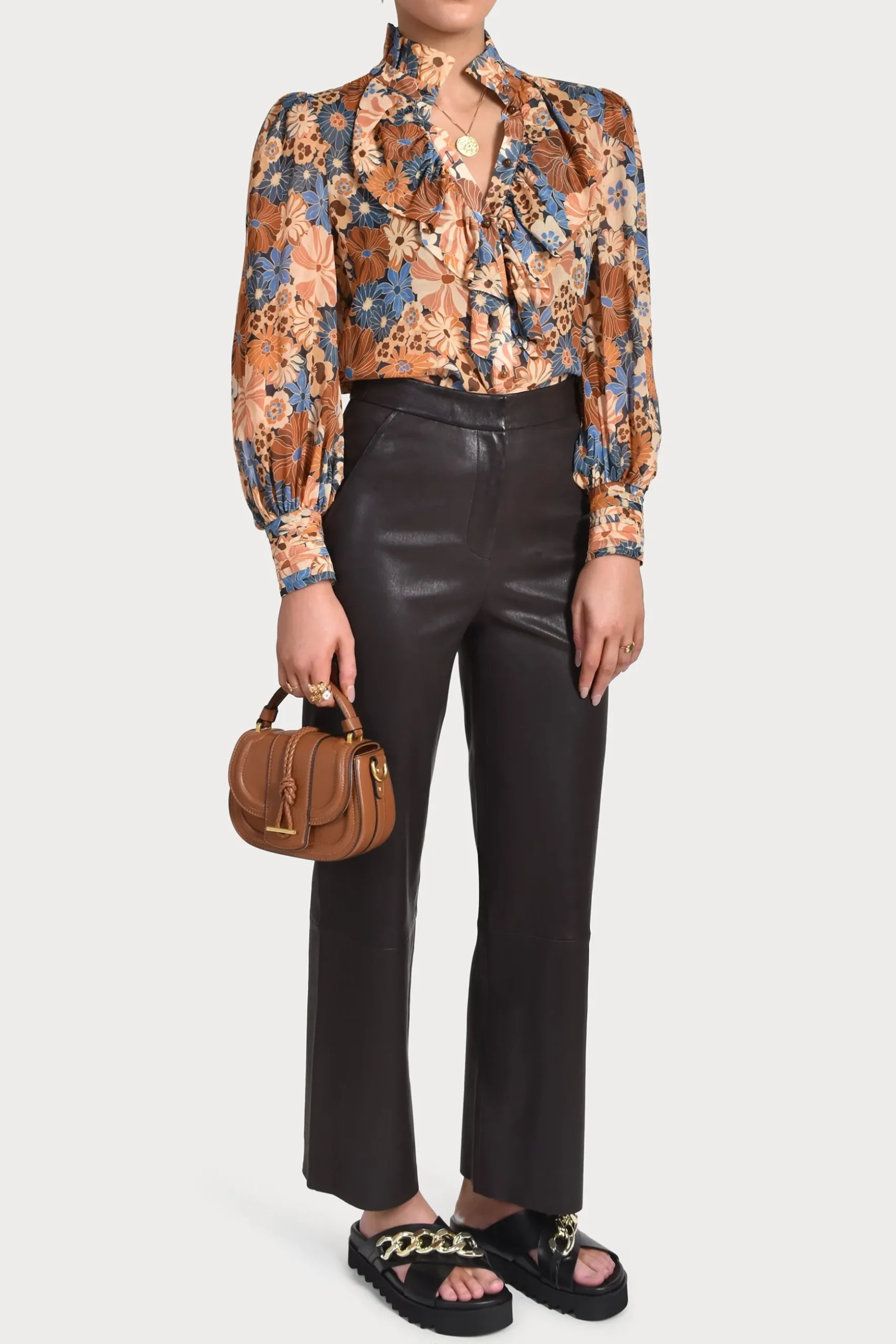 Husk AMBER TOP - Print