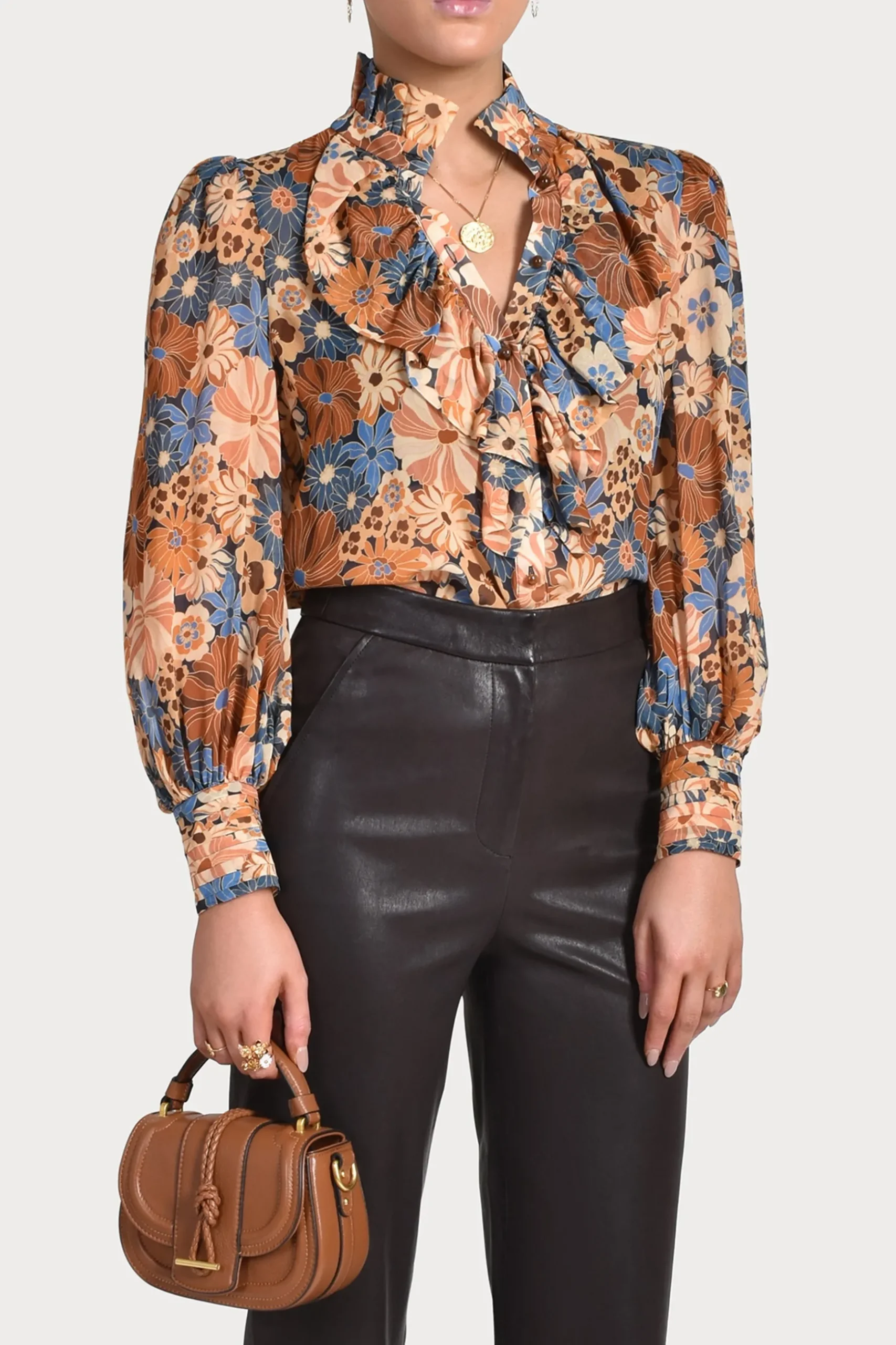 Husk AMBER TOP - Print