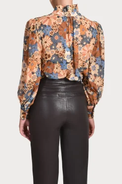 Husk AMBER TOP - Print
