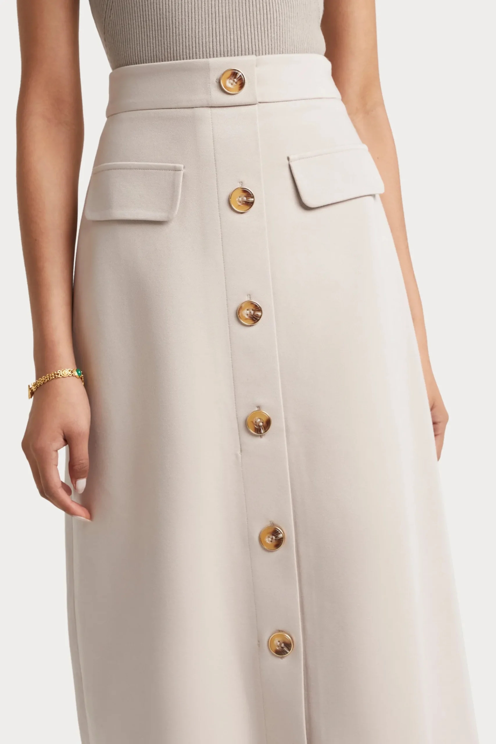 Husk Arabella Skirt - Stone