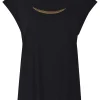 Husk Beaded Tee - Black
