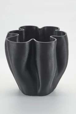 Husk Boheme Vase - Ebony