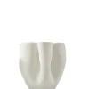 Husk Boheme Vase - Ivory