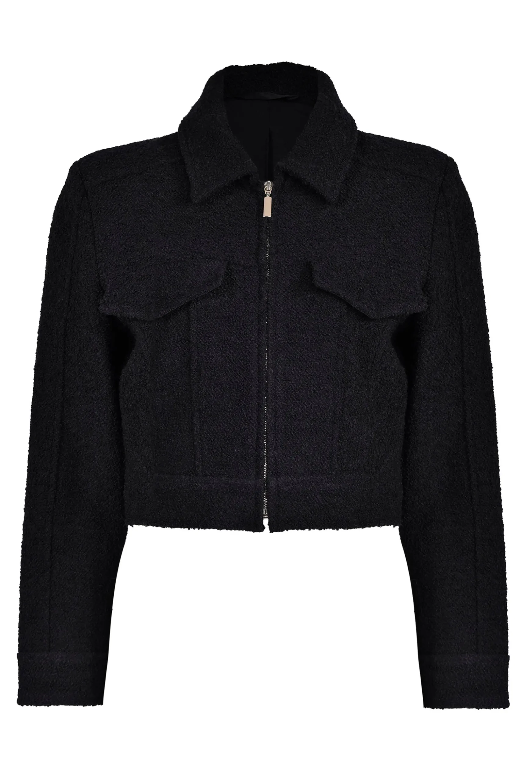 Husk BOUCLE JACKET - Black
