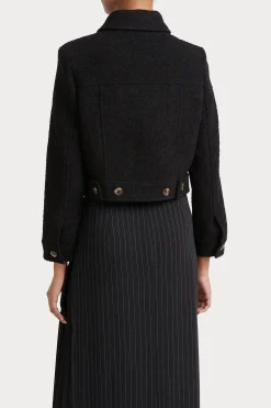 Husk BOUCLE JACKET - Black