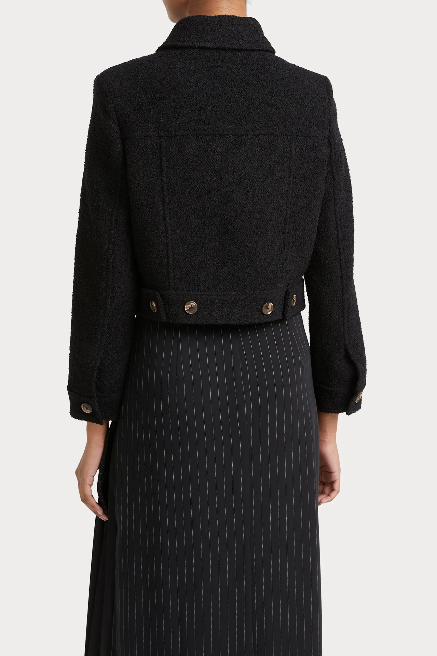 Husk BOUCLE JACKET - Black