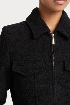 Husk BOUCLE JACKET - Black