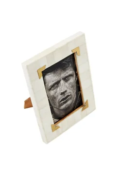 Husk Brass Frame - White