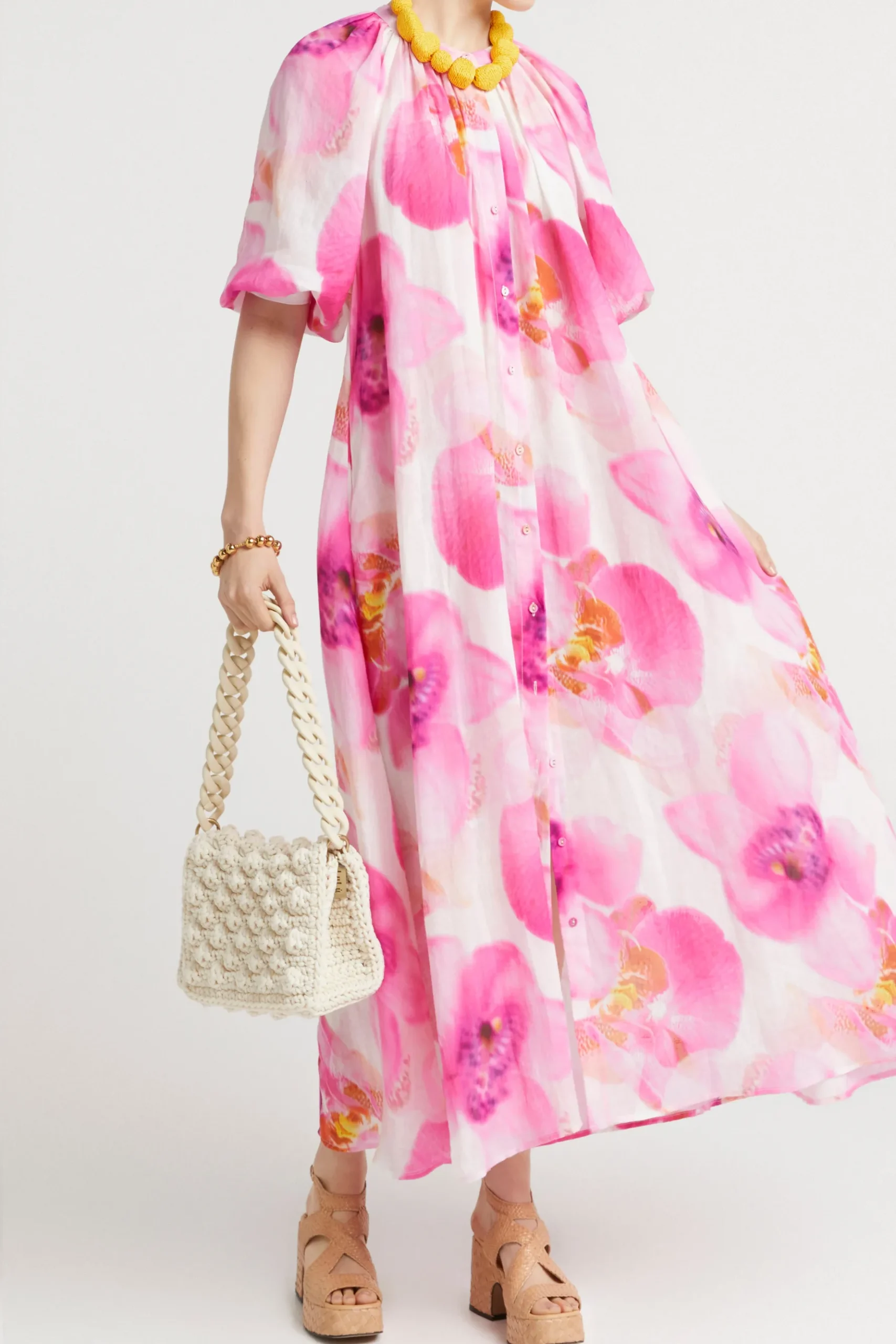 Husk Brielle kaftan - Print