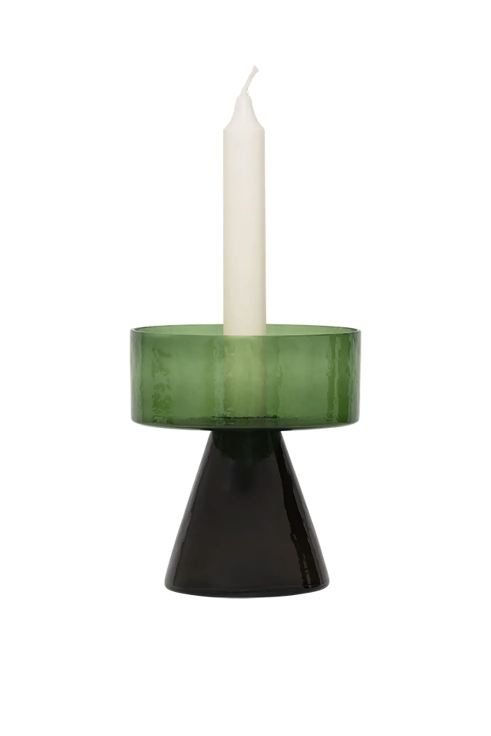 Husk Candle Holder - Green