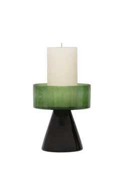 Husk Candle Holder - Green