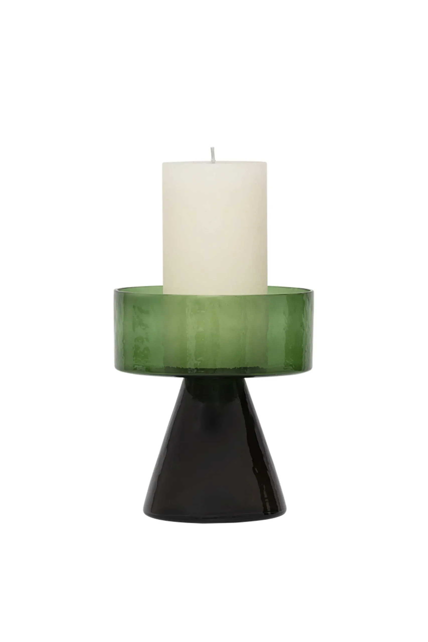 Husk Candle Holder - Green