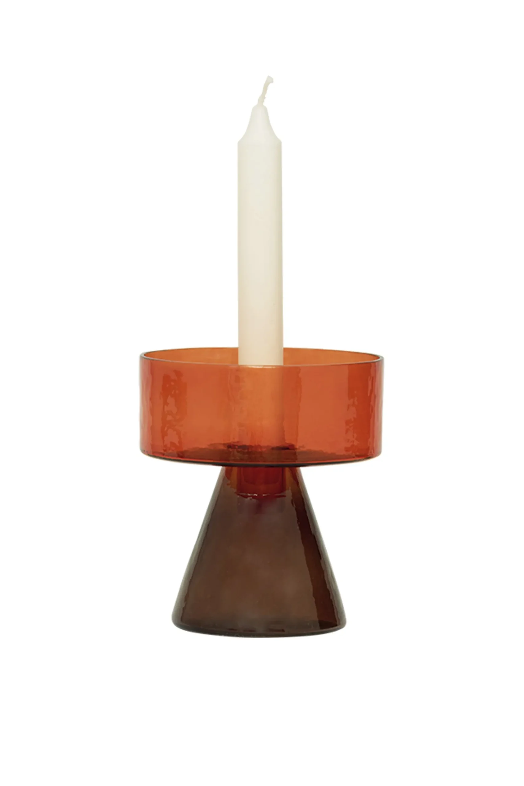 Husk Candle Holder - Orange