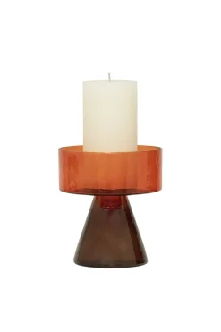 Husk Candle Holder - Orange