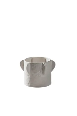 Husk Clementine Pot - White