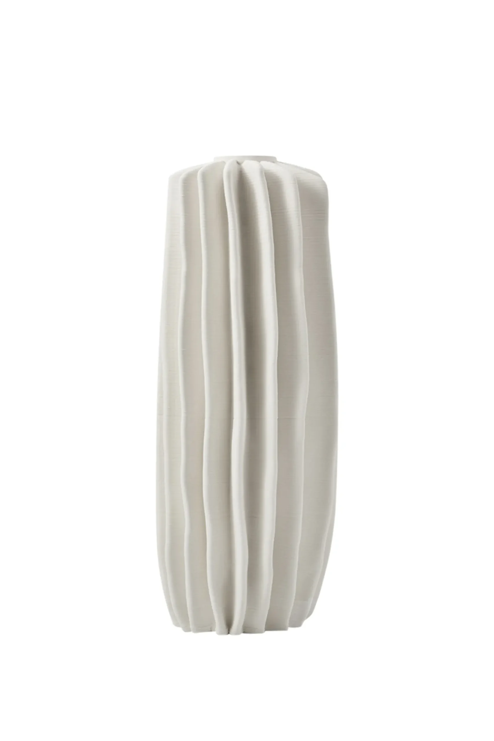 Husk Coral Vase - Ivory