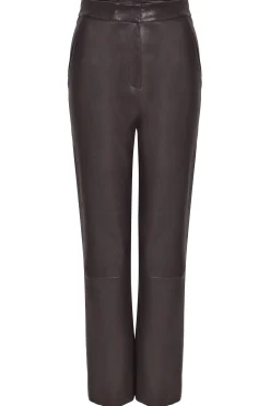 Husk CROP LEATHER - Chocolate