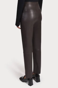 Husk CROP LEATHER - Chocolate