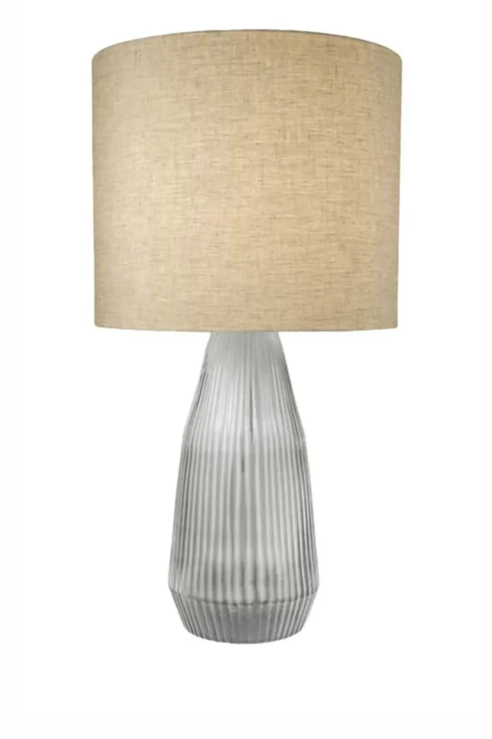 Husk Cut Lamp - Slate