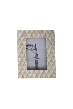 Husk Diamond Frame - White