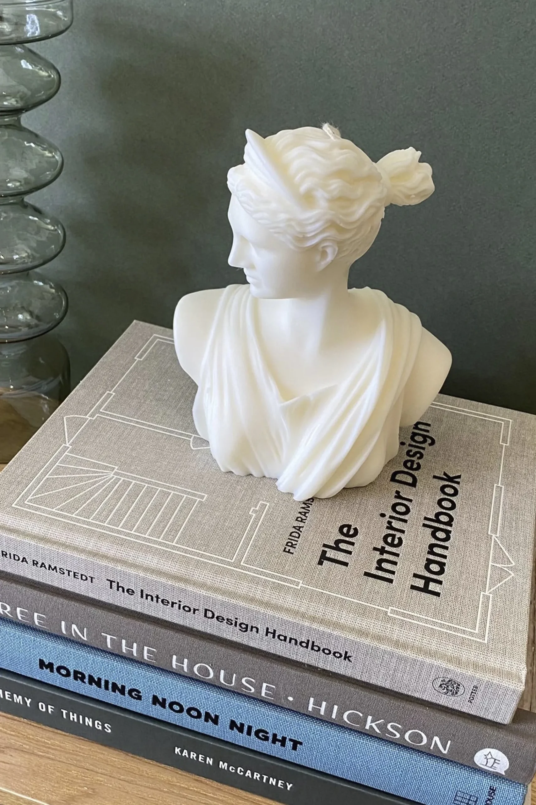 Husk Diana Candle - Ivory