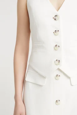 Husk Eden top - White