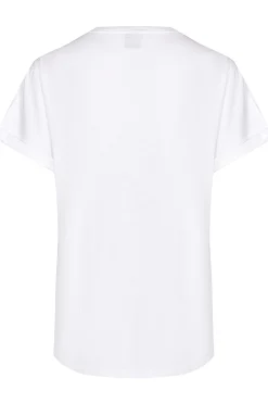 Husk Embroidered Tee - White
