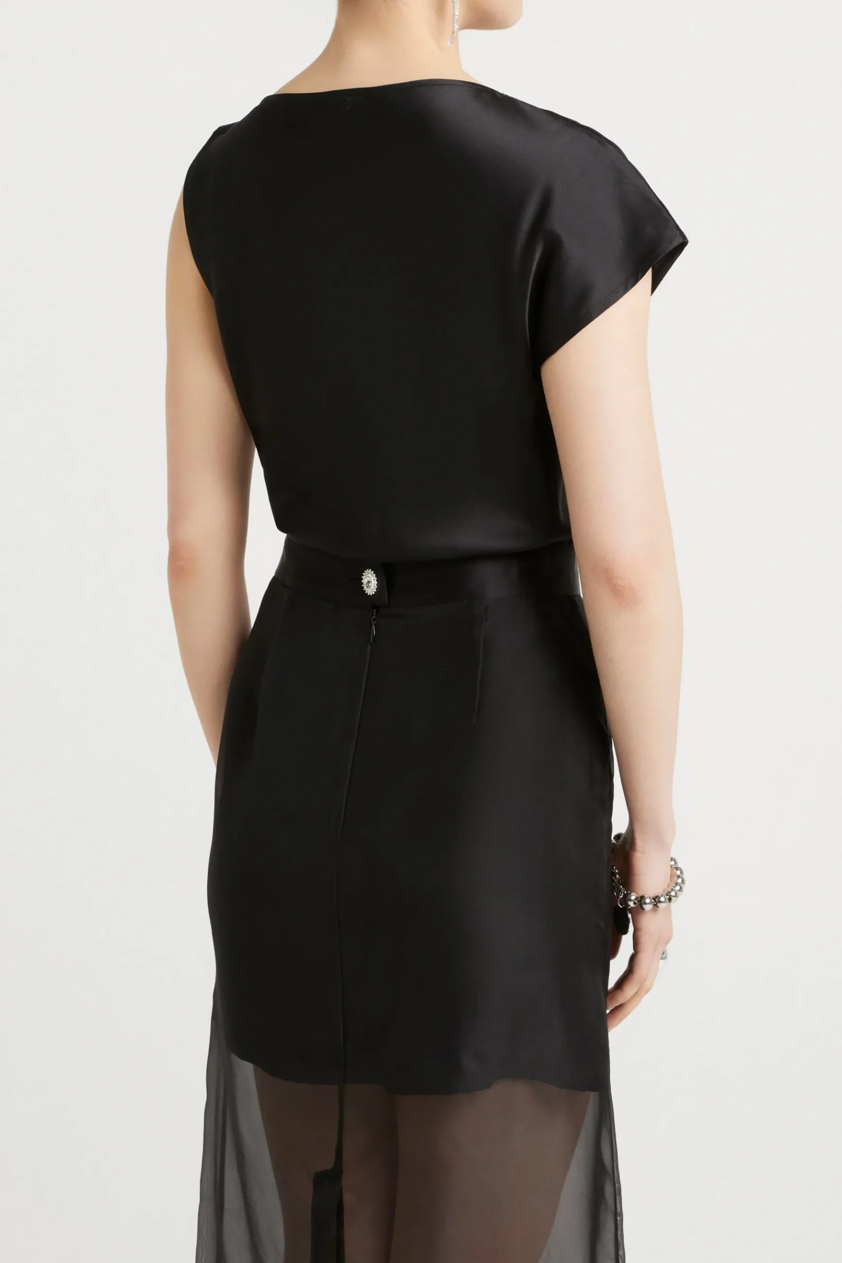 Husk Emilie top - Black