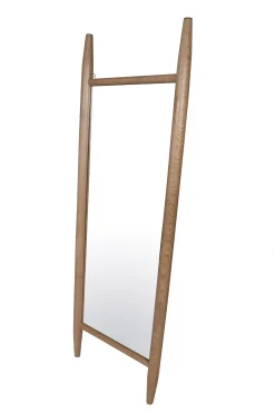Husk Floor Mirror - Oakwood
