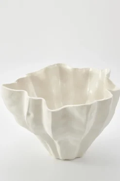 Husk Flute Bowl - Ivory