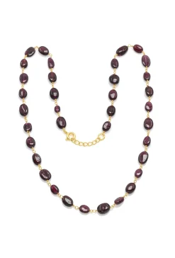 Husk Garnet Necklace - Garnet