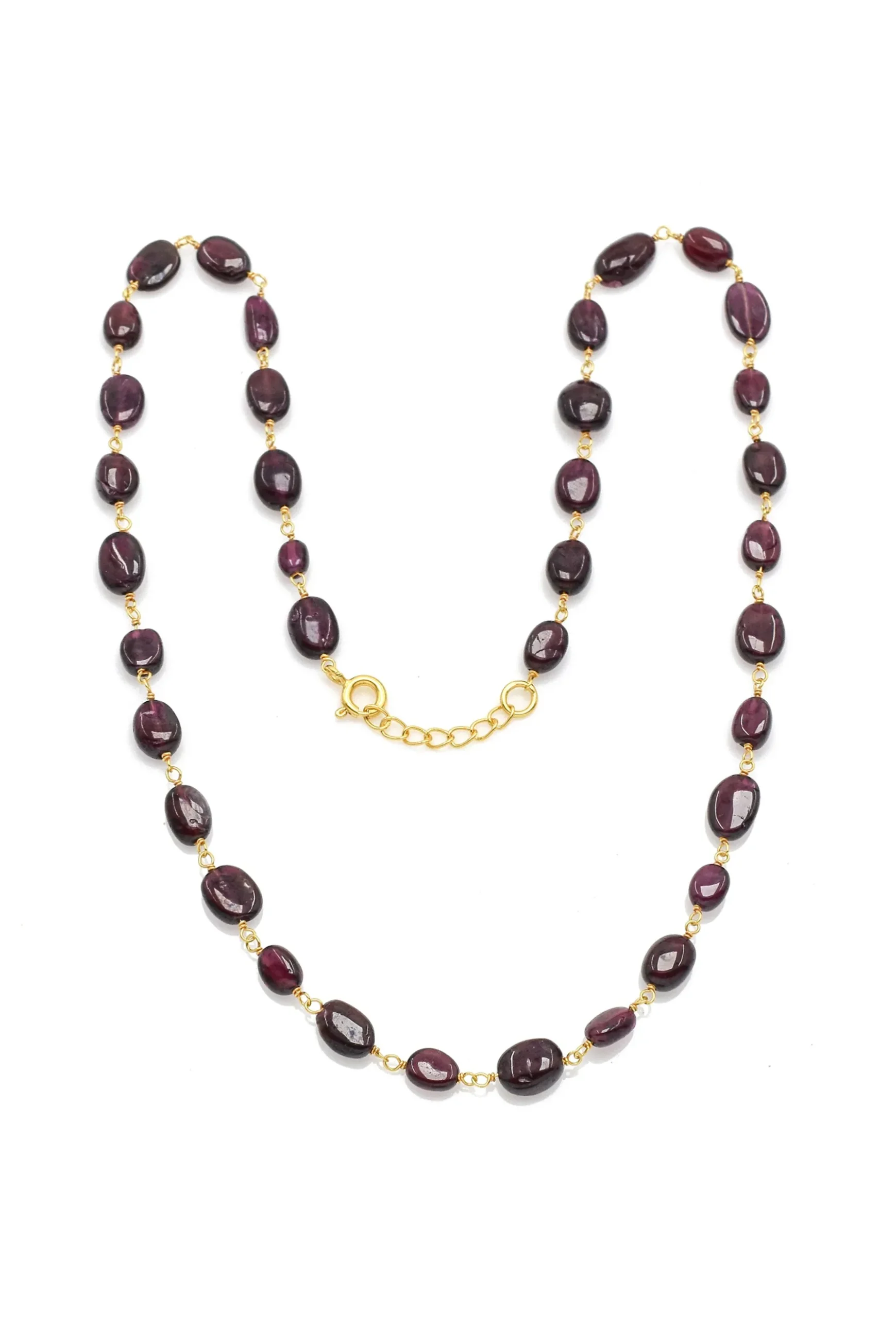 Husk Garnet Necklace - Garnet