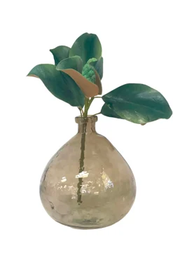 Husk Glass Vase - Brown Tortoise