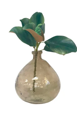 Husk Glass Vase - Brown Tortoise