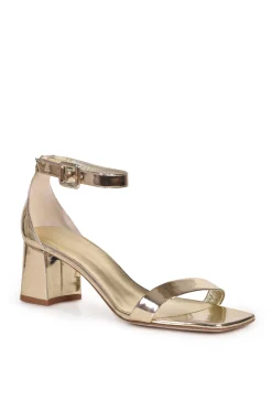 Husk GRACE SANDALS - Mirror Pale Gold