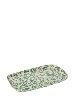 Husk Green Splatter Tray