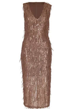 Husk Helena dress - Bronze