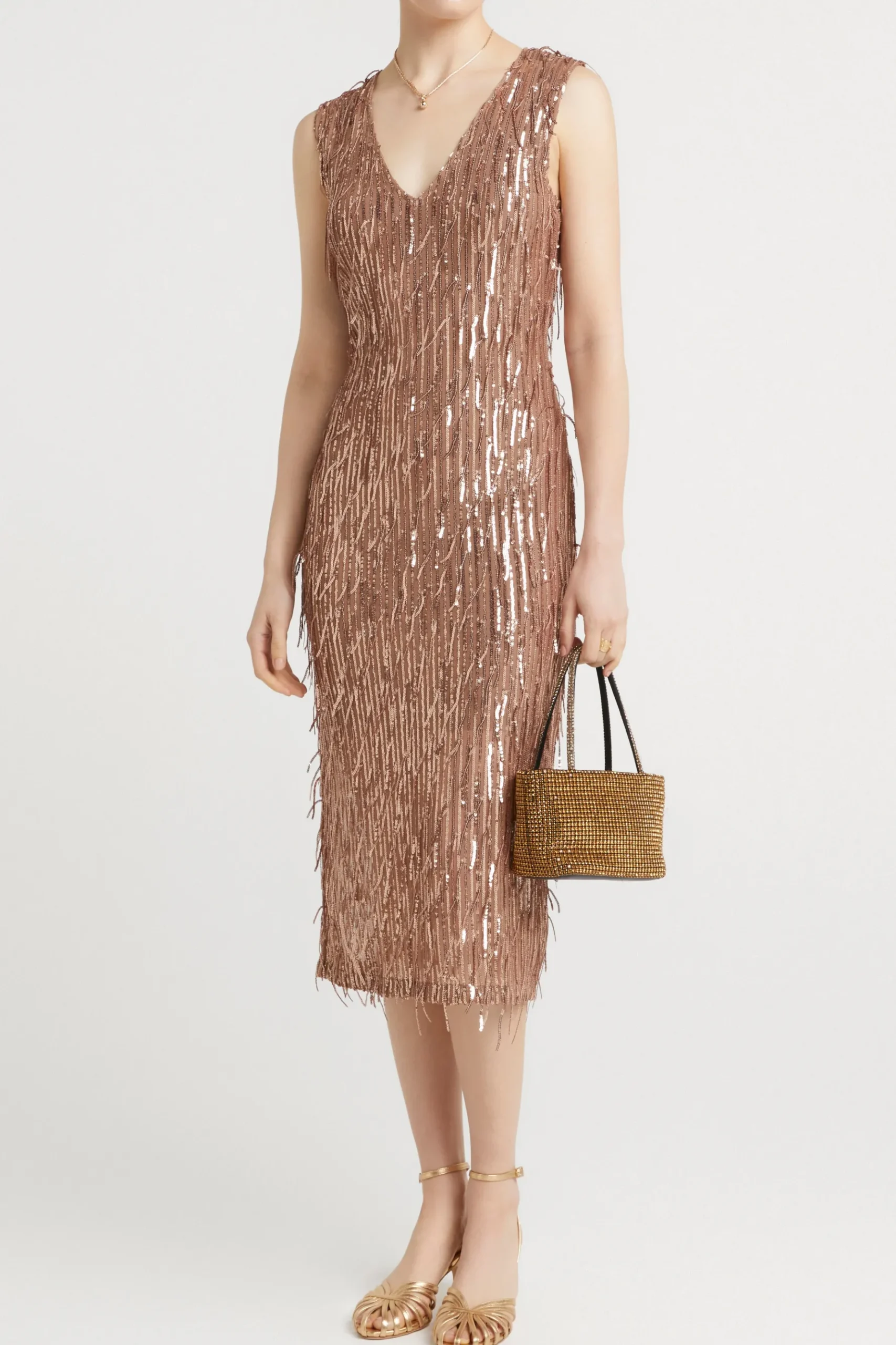 Husk Helena dress - Bronze