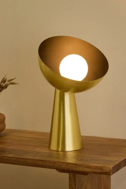 Husk Hugh Lamp - Gold