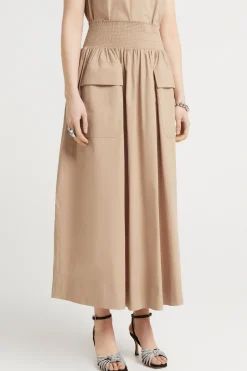 Husk Ingrid skirt - Camel