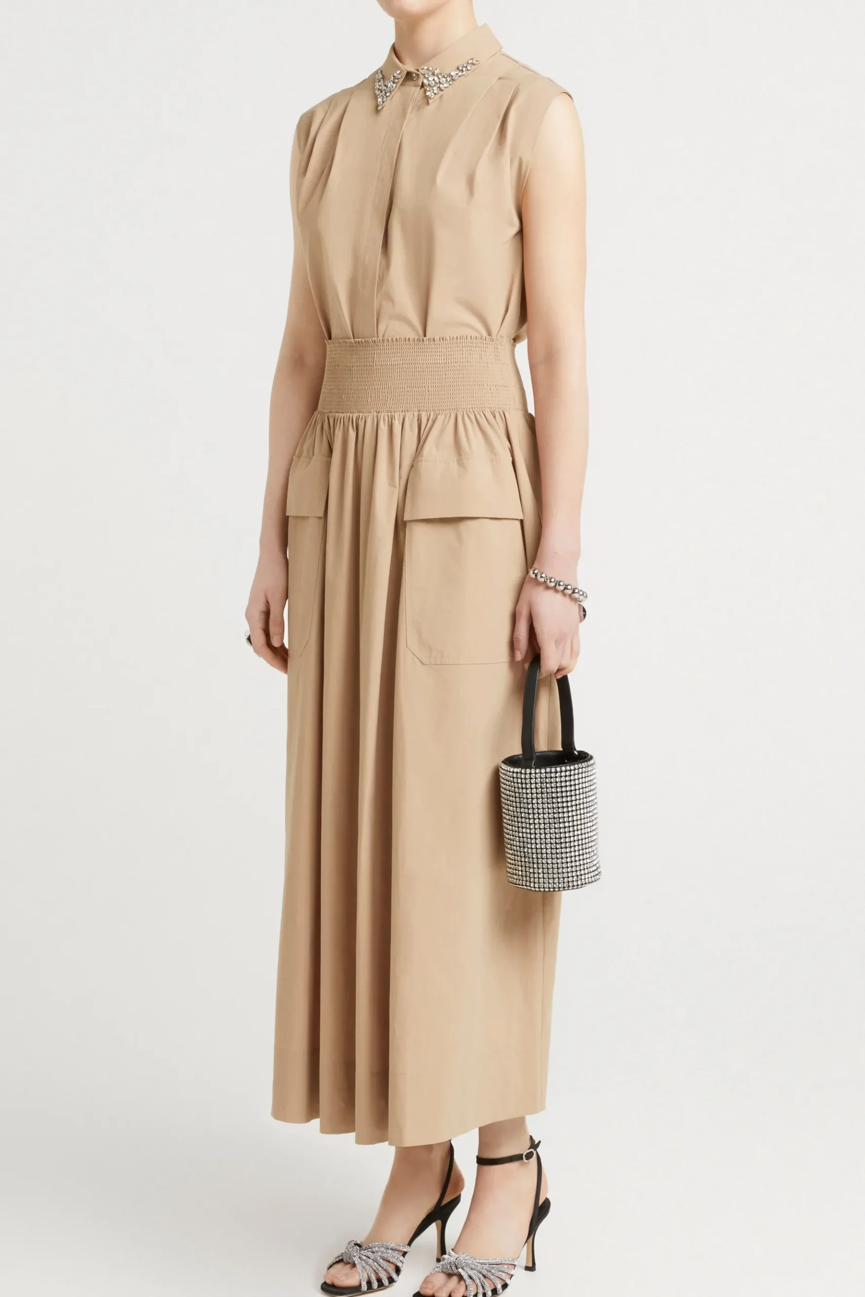 Husk Ingrid top - Camel