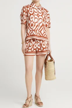 Husk Jade short - Print