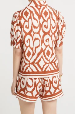 Husk Jade top - Print