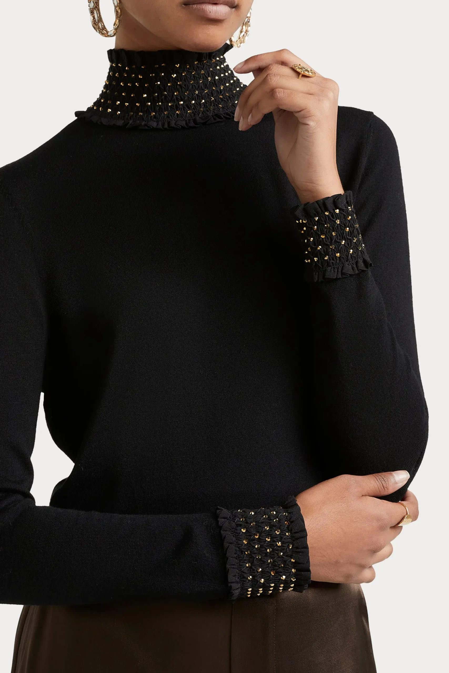 Husk LACE KNIT - Black