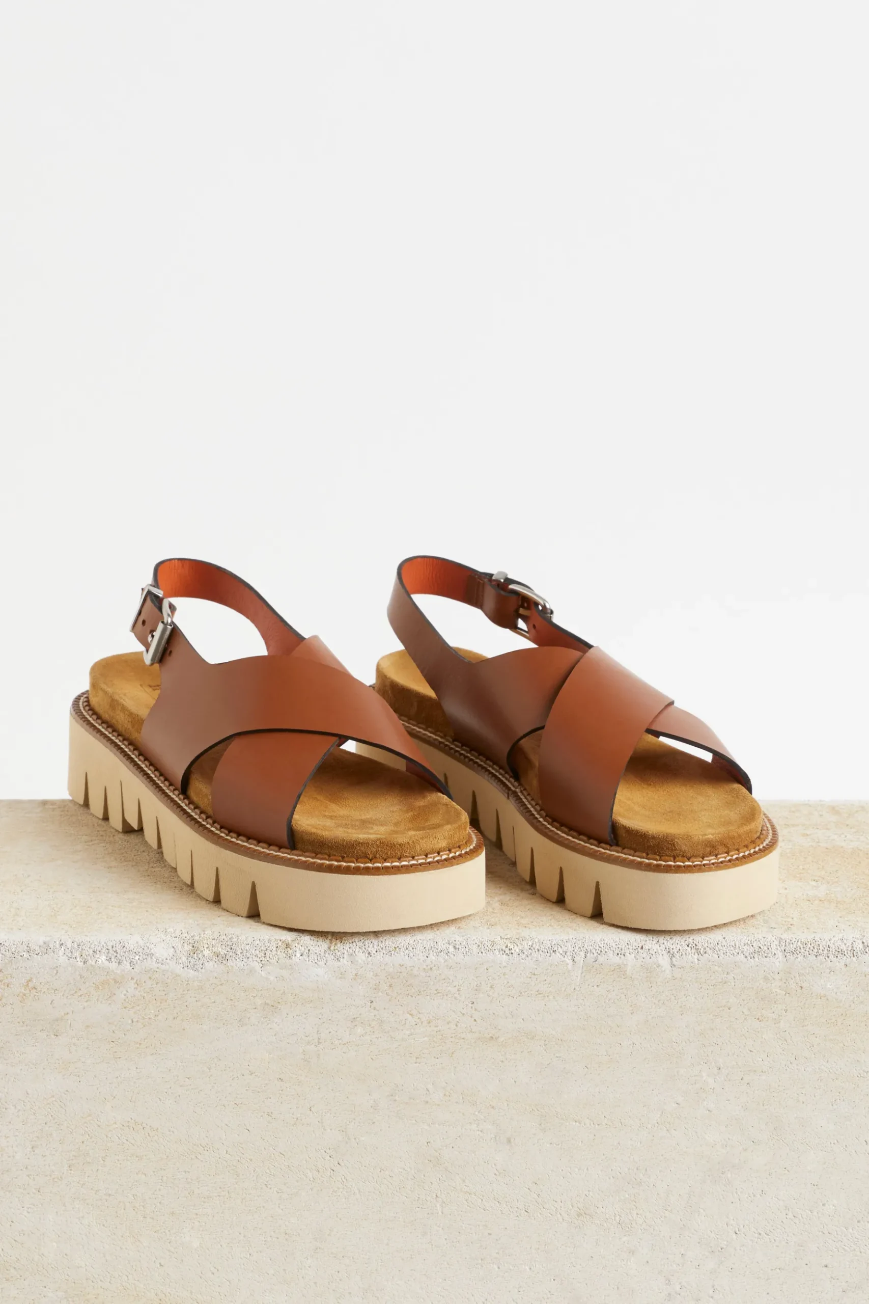 Husk LARA FLAT - Tan