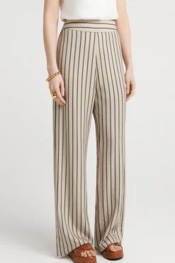 Husk Lea pant - Stripe
