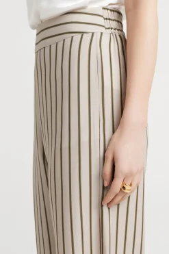Husk Lea pant - Stripe