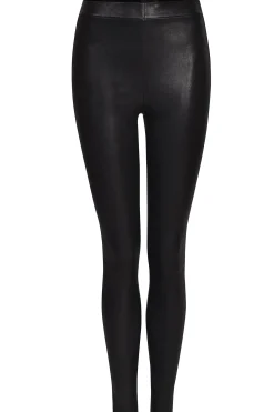 Husk LEATHER LEGGING - Black