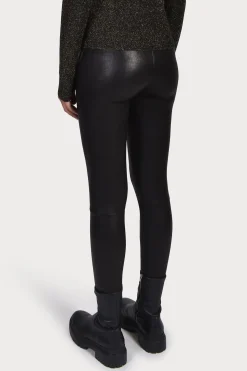 Husk LEATHER LEGGING - Black
